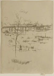Charing Cross Railway Bridge, ca. 1887